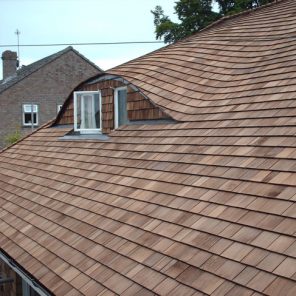 Shingle Roof Eyebrow Dormer